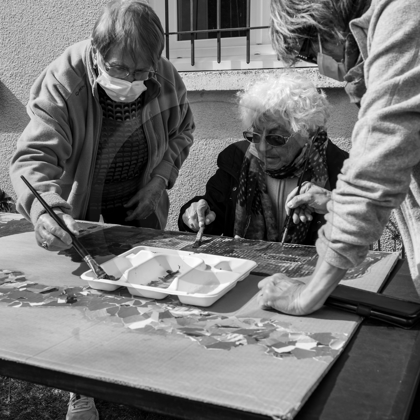 14 avril 2021 : collages, taille, jardinage