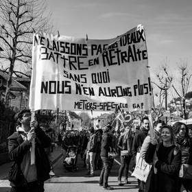 7 mars 2023 : Manifestation contre la réforme des retraites à Gap