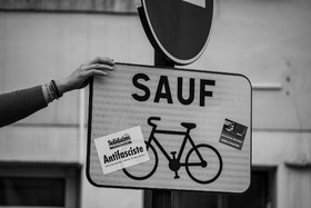 15 juin 2024 - Gap (Hautes-Alpes)- Manifestation contre l'extrême droite