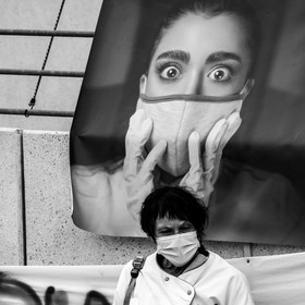 04 février 2021 à Gap (Hautes-Alpes) : Manifestation des soignants oubliés du Ségur de la santé.