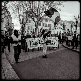 Manifestation à Gap le 09 janvier 2020