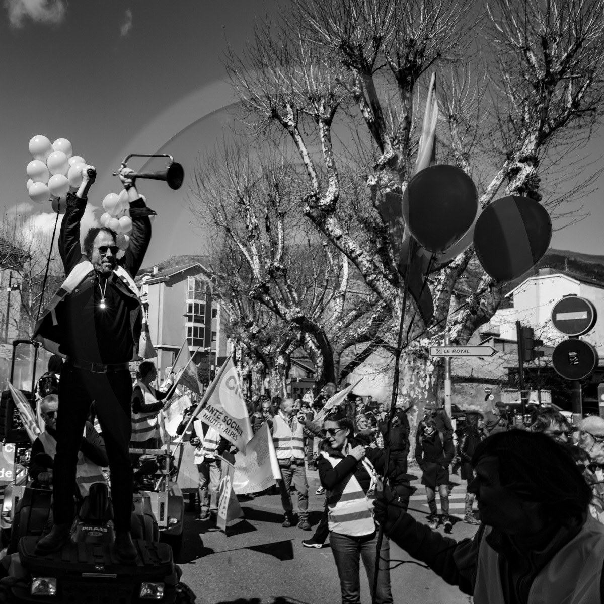 13 avril 2023 : Manifestation contre la réforme des retraites à Gap
