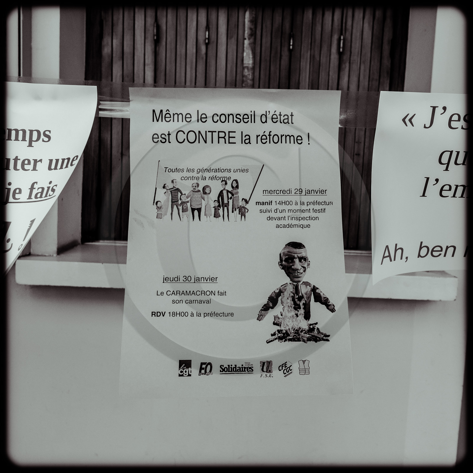 Défense des retraites - Gap - 29 janvier 2020