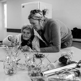 15 mai 2019 : création de fleurs en plastique