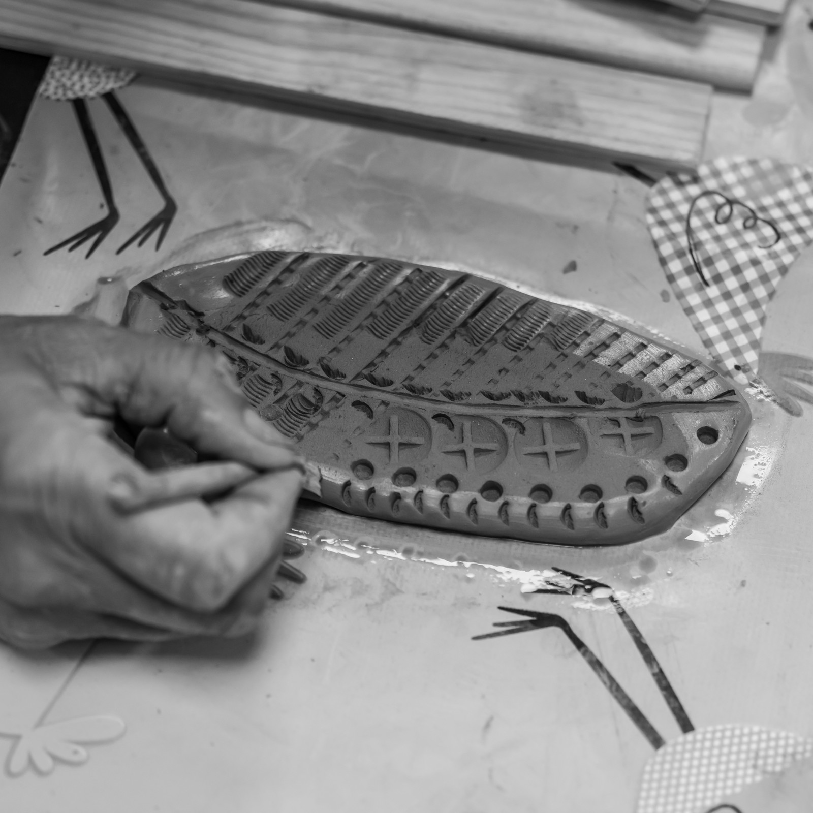 20 août 2025 : Des feuilles en argile