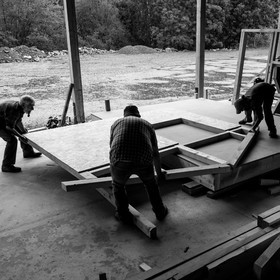 Construction d'une cabane