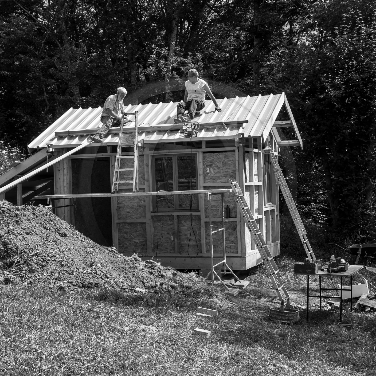 Construction d'une cabane