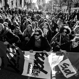 11 février 2023 : Manifestation contre la réforme des retraites à Gap (Hautes-Alpes)