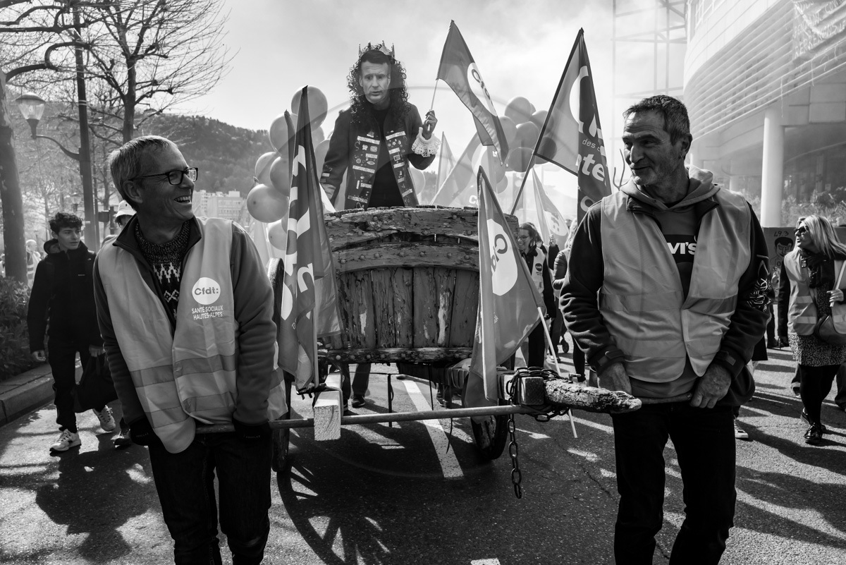 6 avril 2023 : Manifestation contre la réforme des retraites à Gap