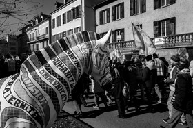 31 janvier 2023 : Manifestation contre la réforme des retraites. Plus de 4000 personnes dans les rues de Gap (Hautes-Alpes).
