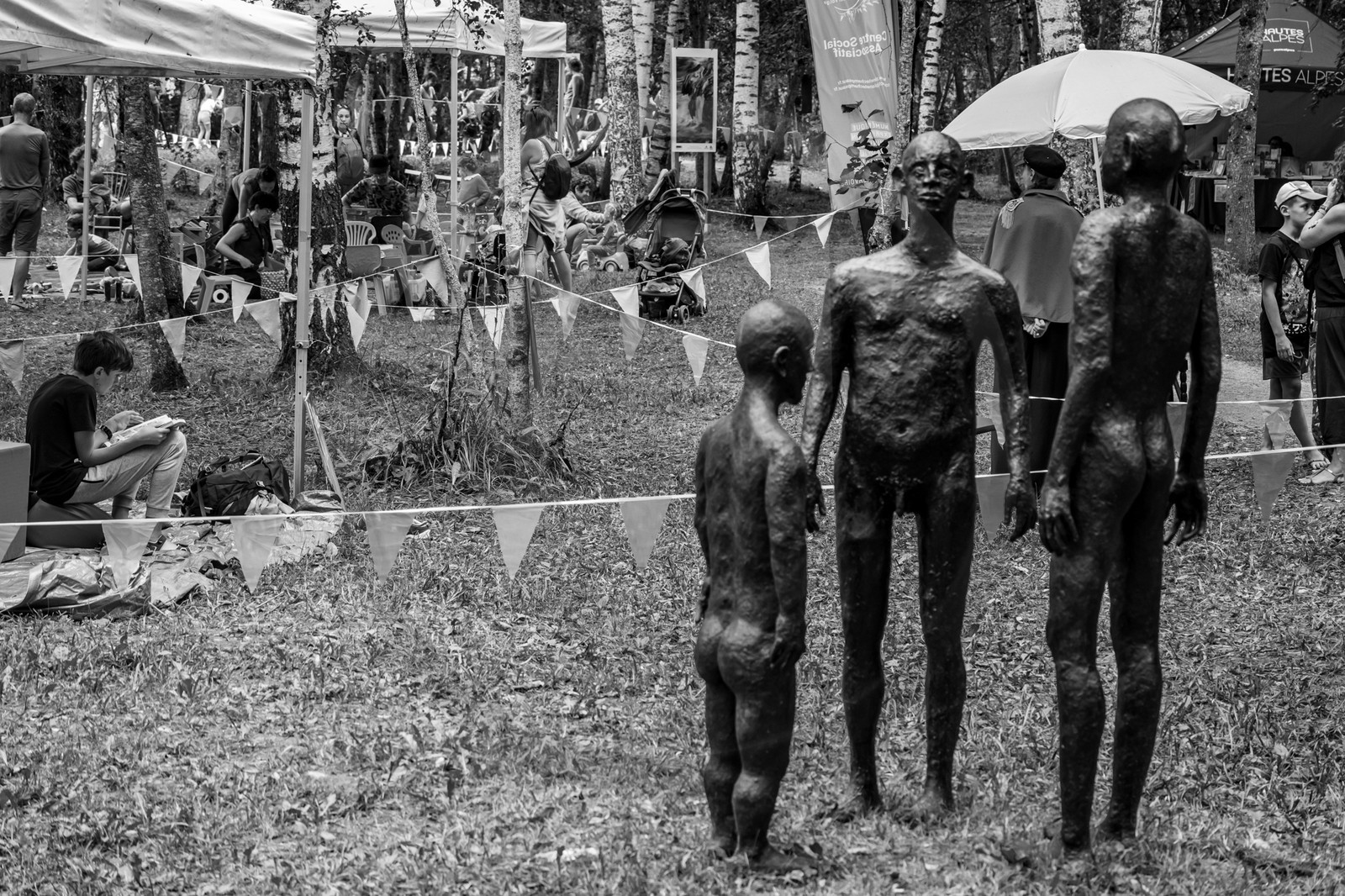 14 aout 2024 : Les ateliers créatifs proposés par l'Ouort au festival  l'Echo des Mots à Saint-Jean-Saint-Nicolas