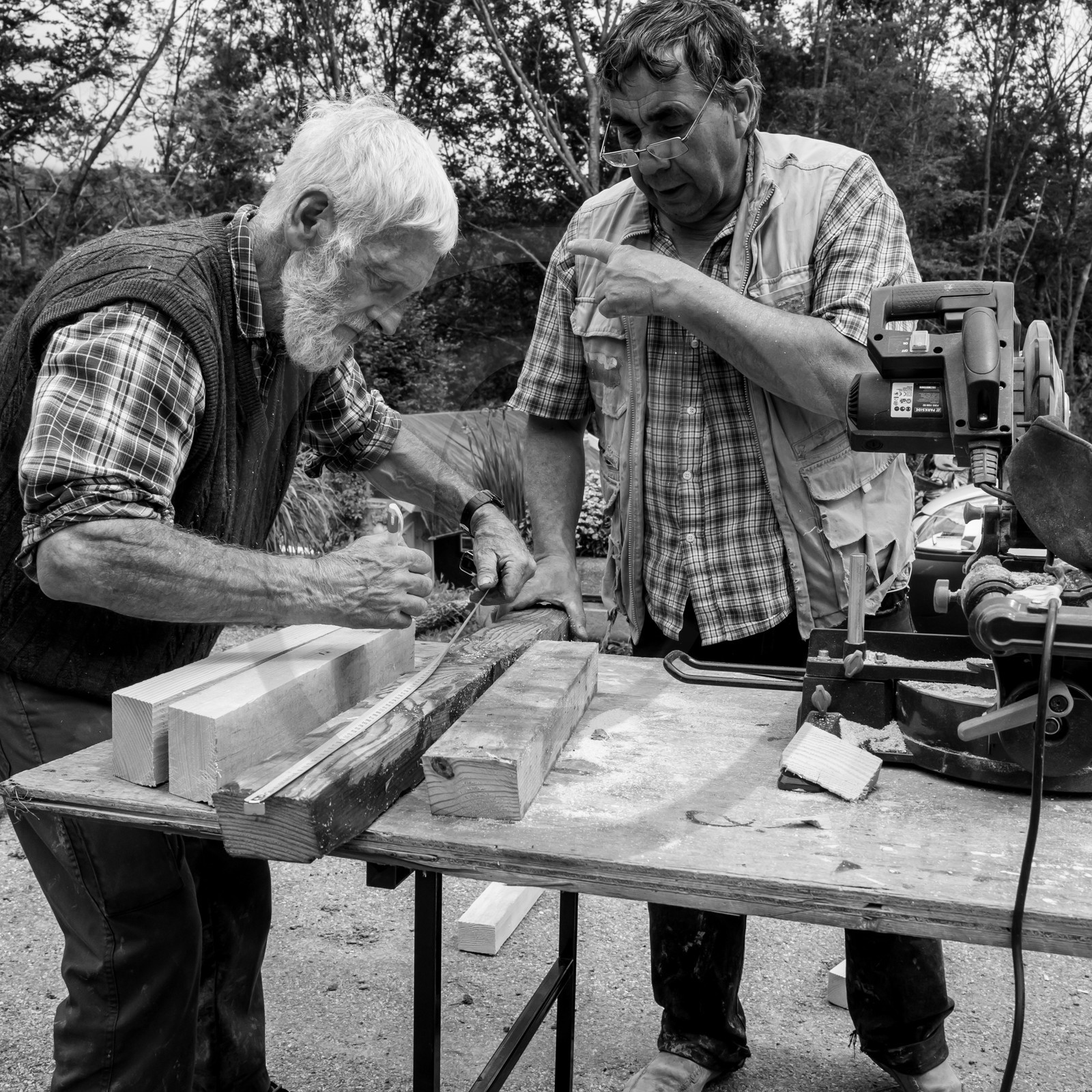 Construction d'une cabane