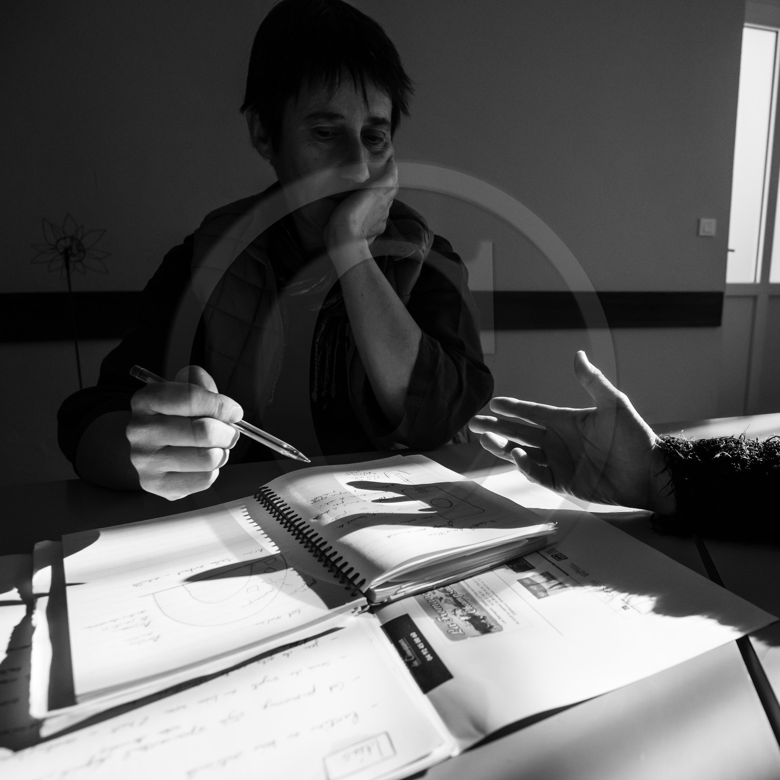 Préparation de l'exposition estivale