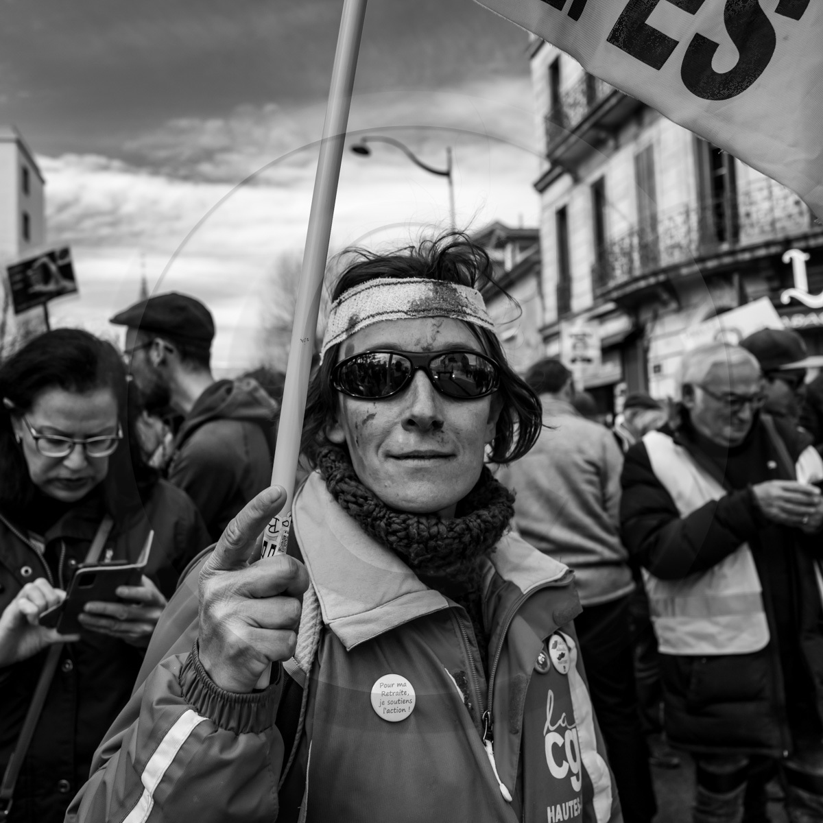6 avril 2023 : Manifestation contre la réforme des retraites à Gap