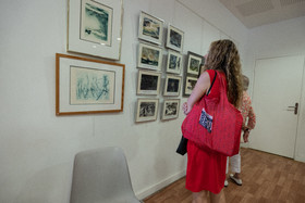 Vernissage de l'exposition Henri Bosco, le poète et les images de Liliane Marco à Lourmarin